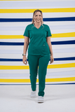 Scrub feminino Eloá cor verde bandeira - foto 1