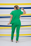 Scrub feminino Anny cor verde bandeira - foto 3