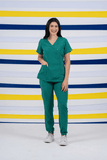 Scrub feminino Clara cor verde folha - foto 1