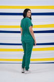 Scrub feminino Clara cor verde folha - foto 3