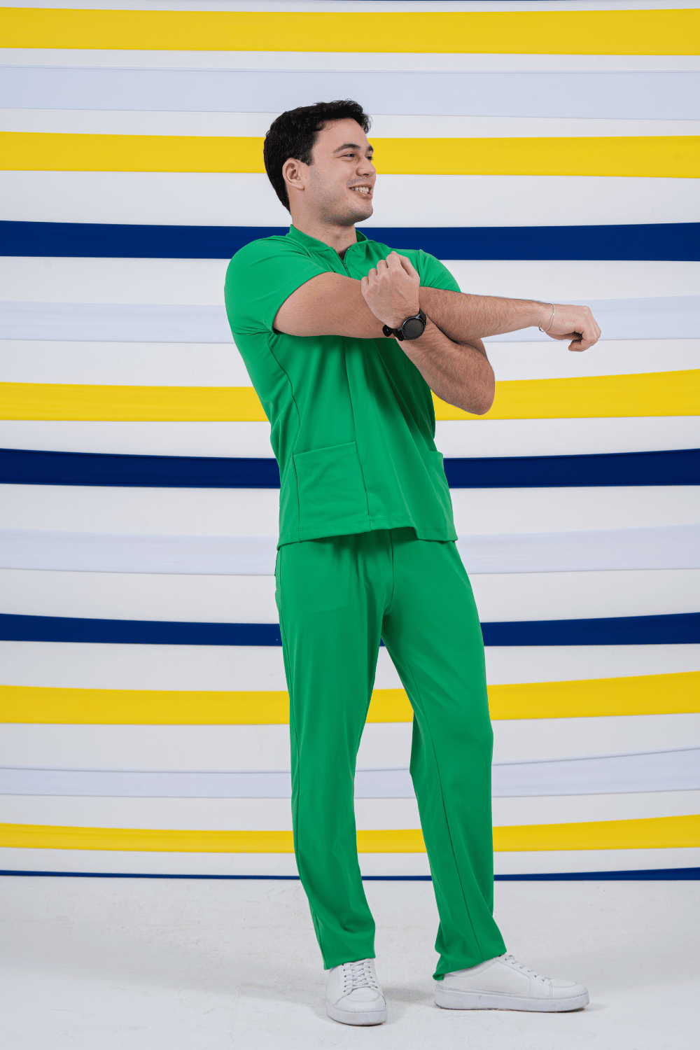 Scrub masculino Victor cor verde bandeira - foto 4