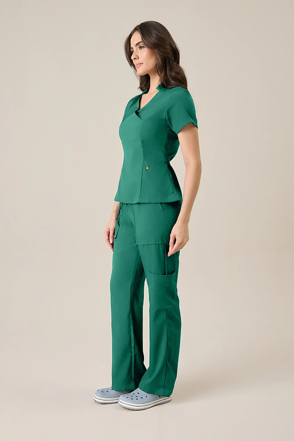 Scrub feminino Val cor verde folha - foto 2