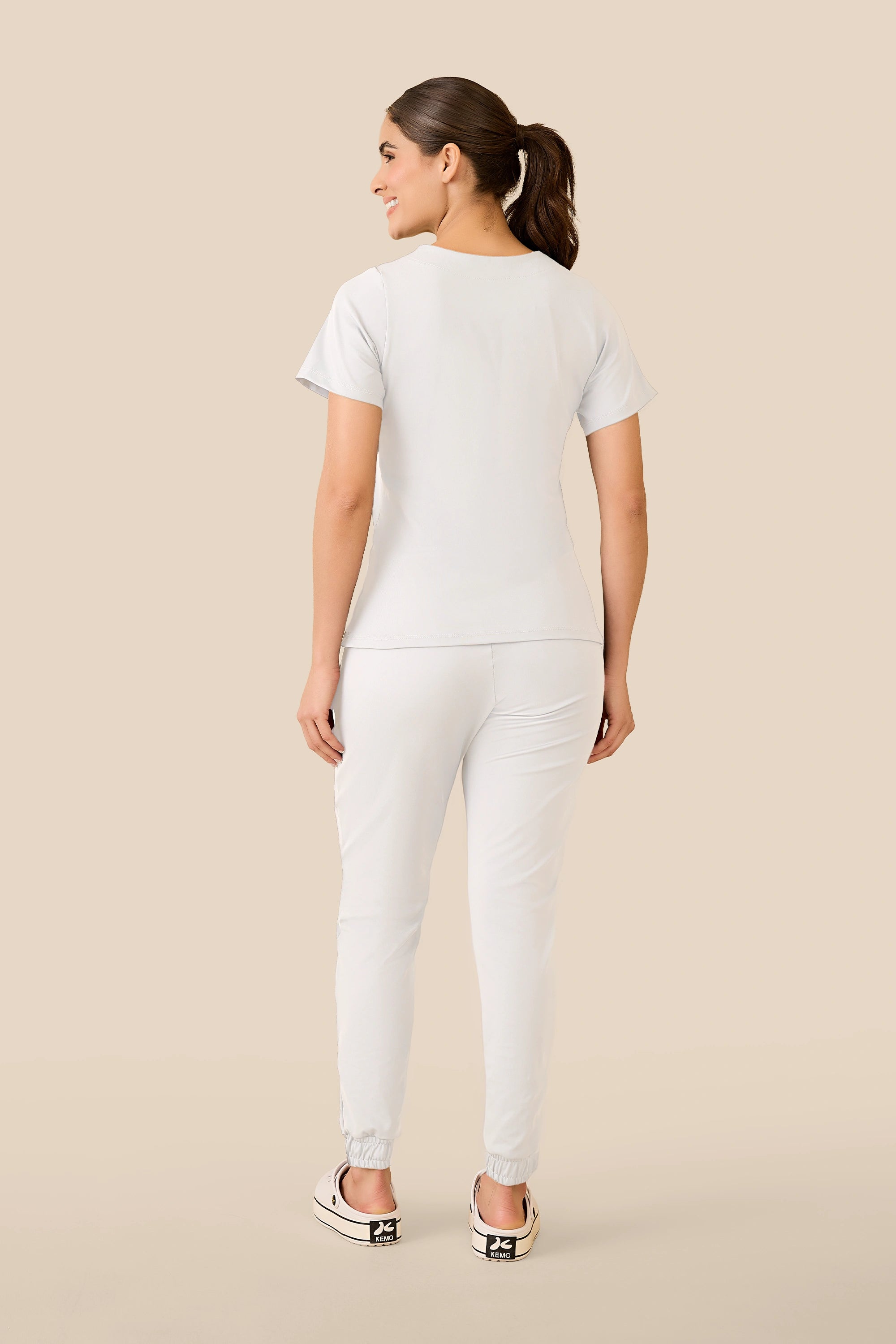 Scrub feminino Anny cor branco - foto 2