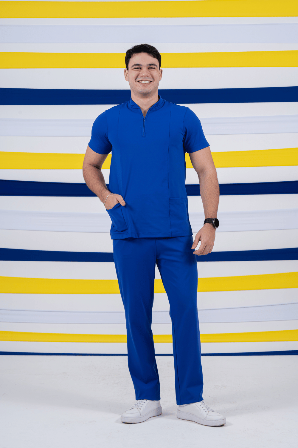 Scrub masculino Victor cor azul bic - foto 4