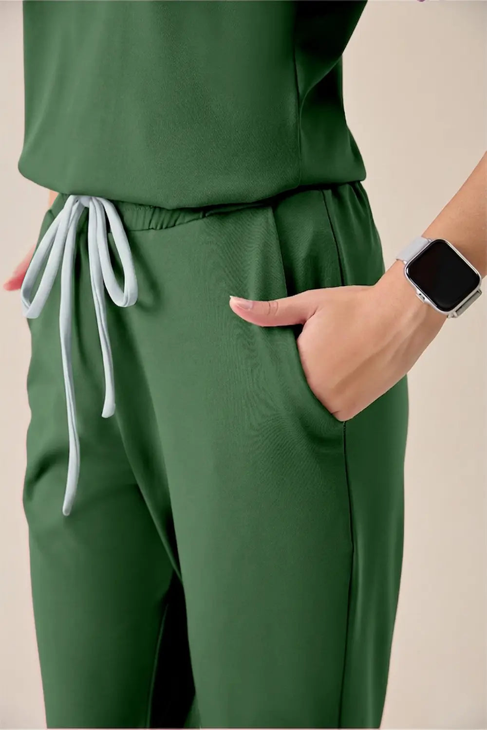 Scrub feminino Anastácia cor verde militar - foto 5
