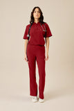 Scrub feminino Yara cor vinho - foto 1