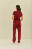 Scrub feminino Julia cor vinho - foto 5