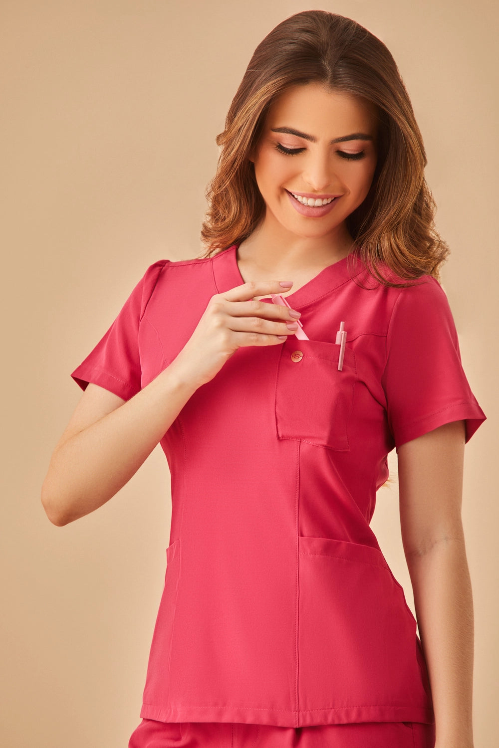 Scrub feminino Clara cor pink - foto 3