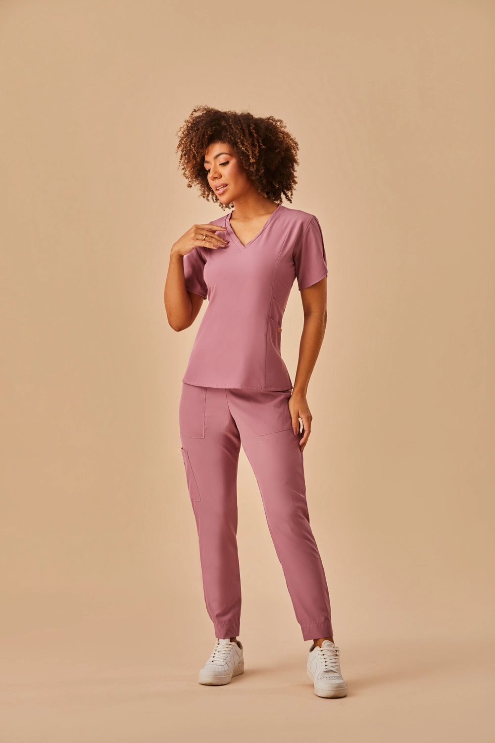 Scrub feminino Vic cor uva - foto 1