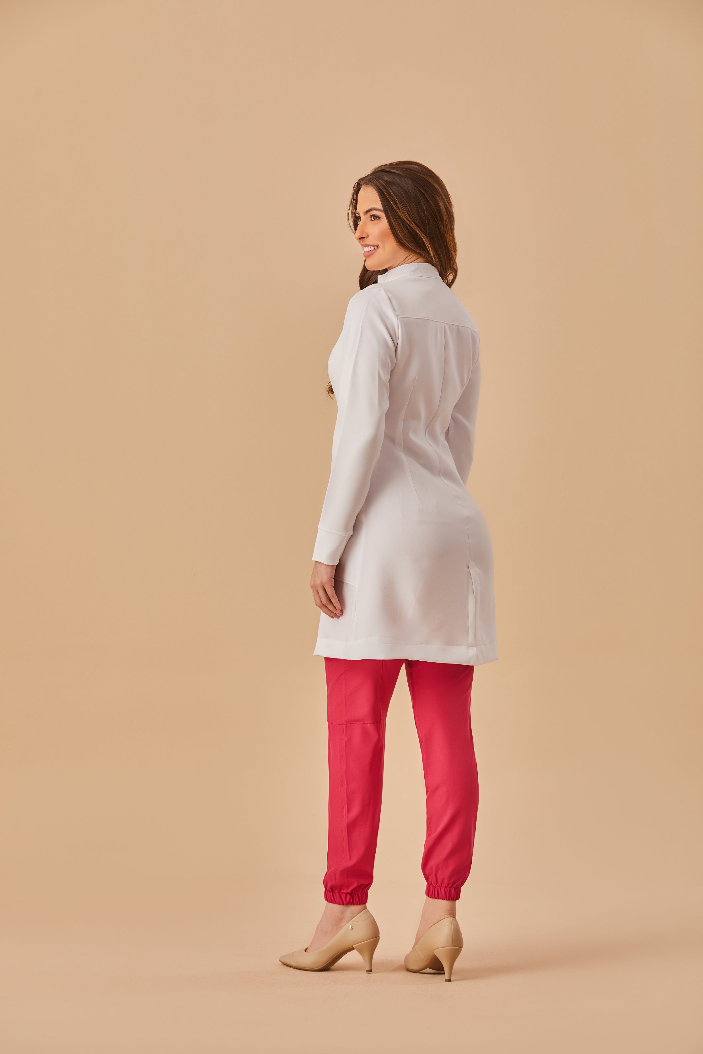Jaleco feminino Salete cor branco - foto 2
