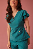 Scrub feminino Julia Premium cor petróleo - foto 6