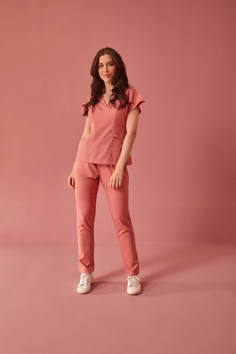Scrub feminino Julia Premium cor rose - foto 3