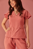 Scrub feminino Julia Premium cor rose - foto 7