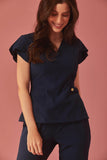 Scrub feminino Julia Premium cor marinho - foto 3