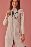 Jaleco feminino Márcia cor branco - foto 1