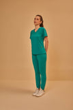 Scrub feminino Anny cor verde jade - foto 1