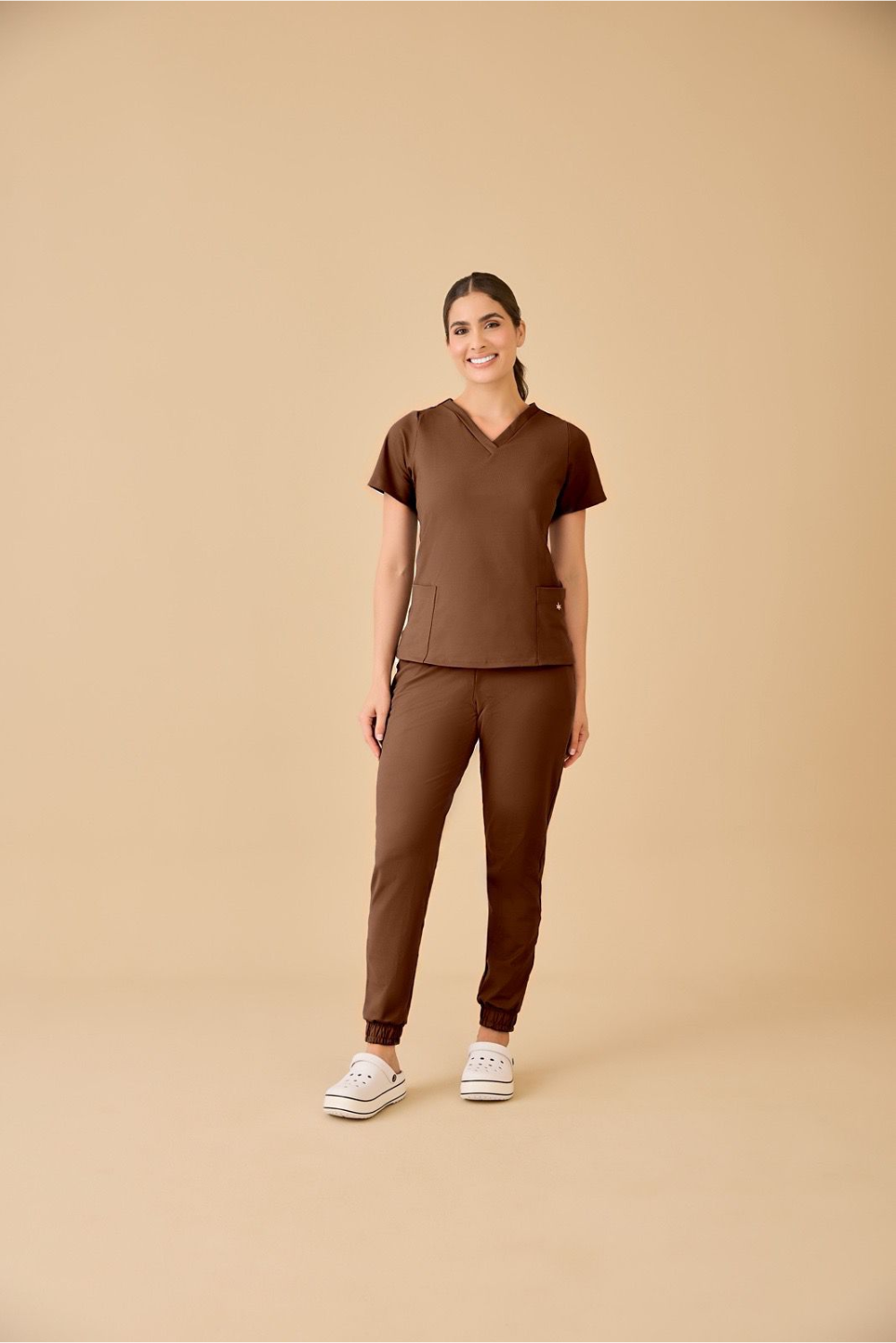 Scrub feminino Anny cor chocolate - foto 1