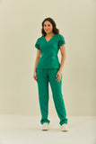 Scrub feminino Julia cor verde escuro - foto 1