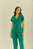 Scrub feminino Julia cor verde escuro - foto 3