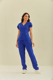 Scrub feminino Julia cor azul bic - foto 1
