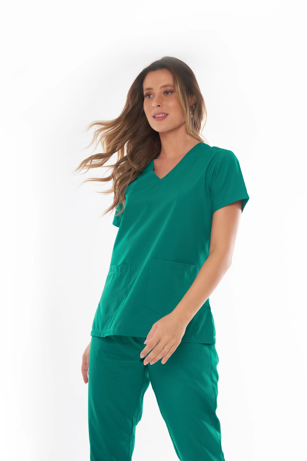 Scrub feminino Juliana cor verde escuro - foto 2