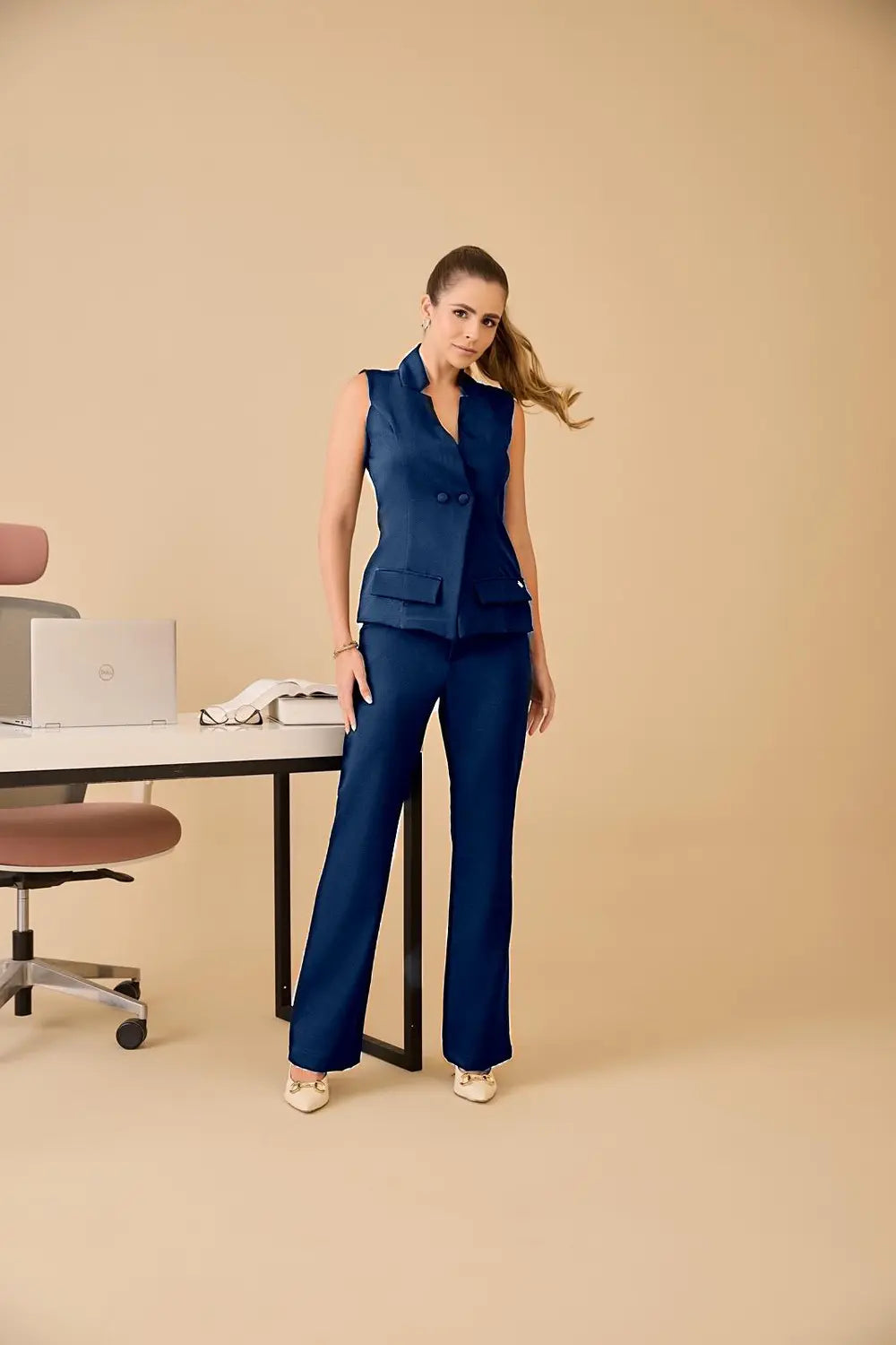 Conj. Feminino Melissa - Marinho – Sarita Scrubs
