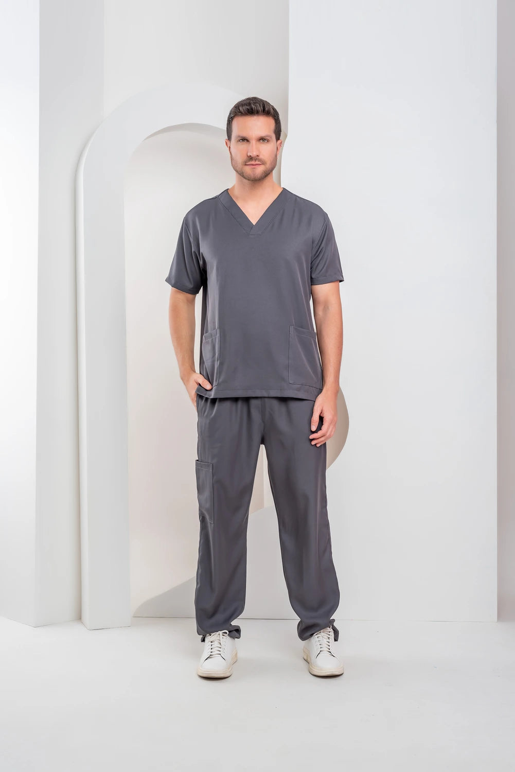 Scrub masculino André cor chumbo - foto 1