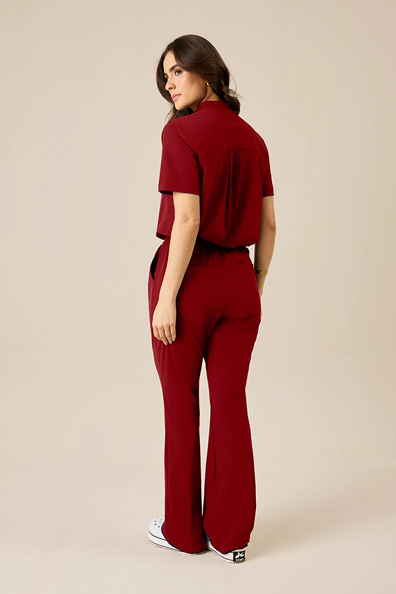 Scrub feminino Yara cor vinho - foto 5