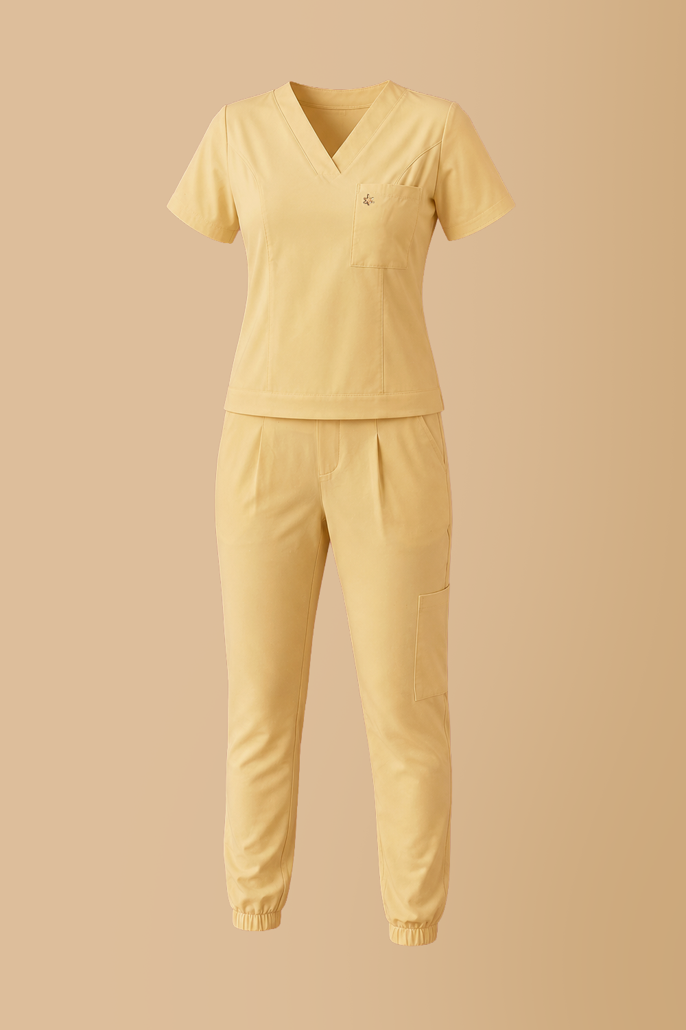 Scrub feminino Clara cor amarelo - foto 5