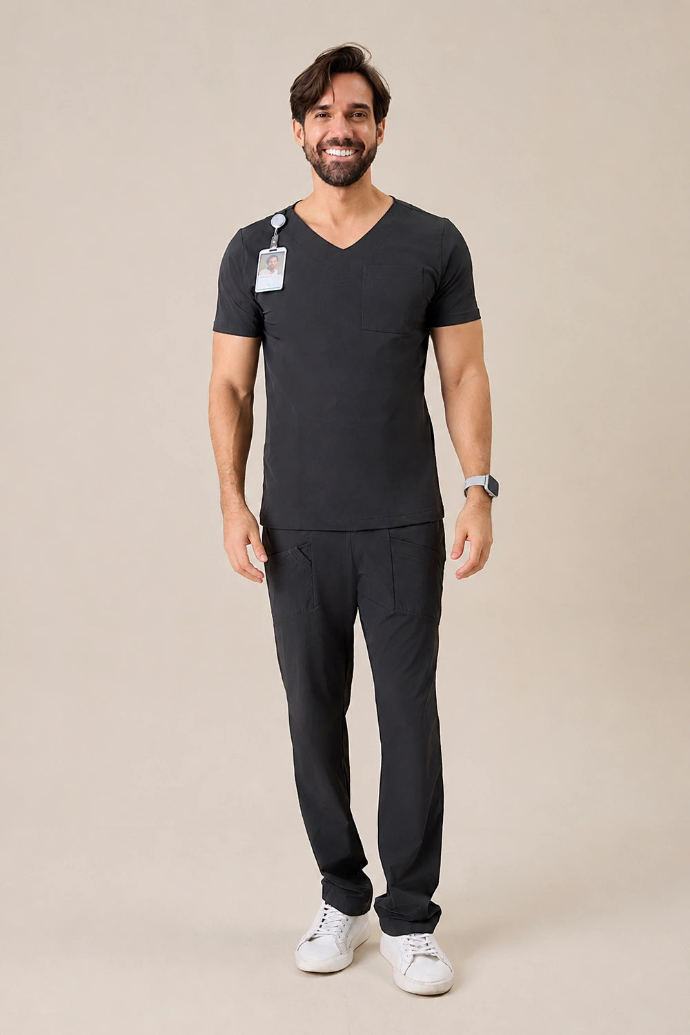 Scrub masculino Luiz cor preto - foto 4