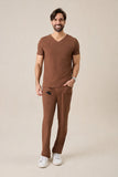 Scrub masculino Luiz cor chocolate - foto 1