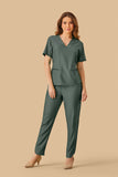 Scrub feminino Renata cor jeans verde - foto 2