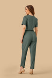 Scrub feminino Renata cor jeans verde - foto 3