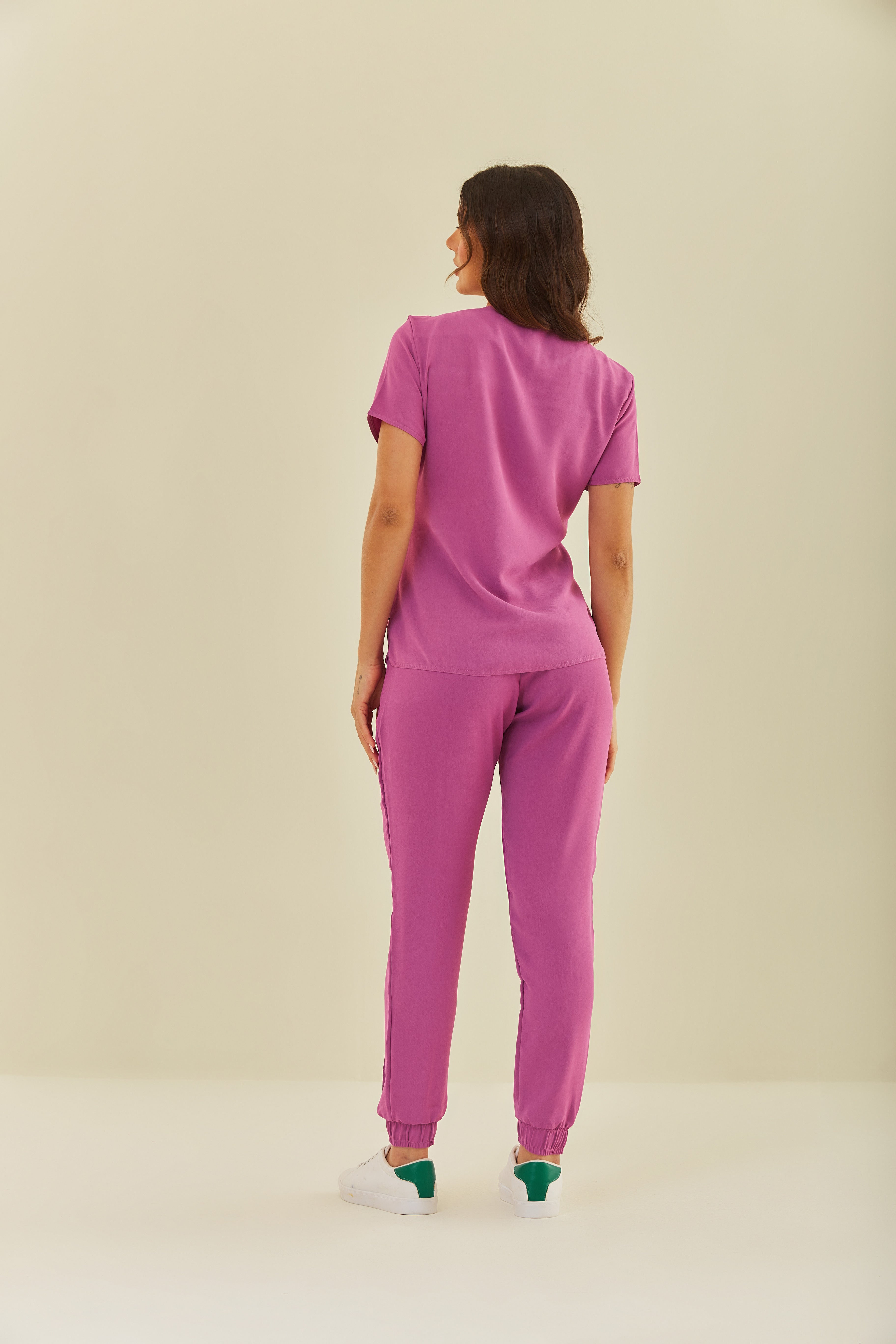 Scrub feminino Fabiana cor uva - foto 4