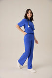 Scrub feminino Yara cor azul bic - foto 3