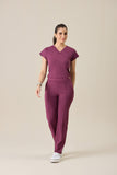Scrub feminino Sheryda cor vinho - foto 6