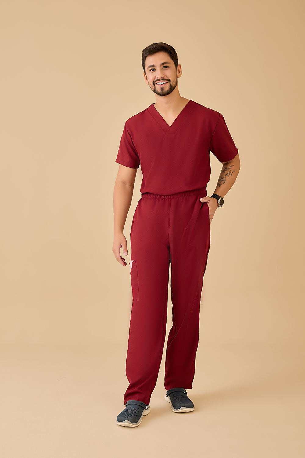 Scrub masculino André cor vinho - foto 4