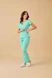 Scrub feminino Julia Premium cor verde claro - foto 2