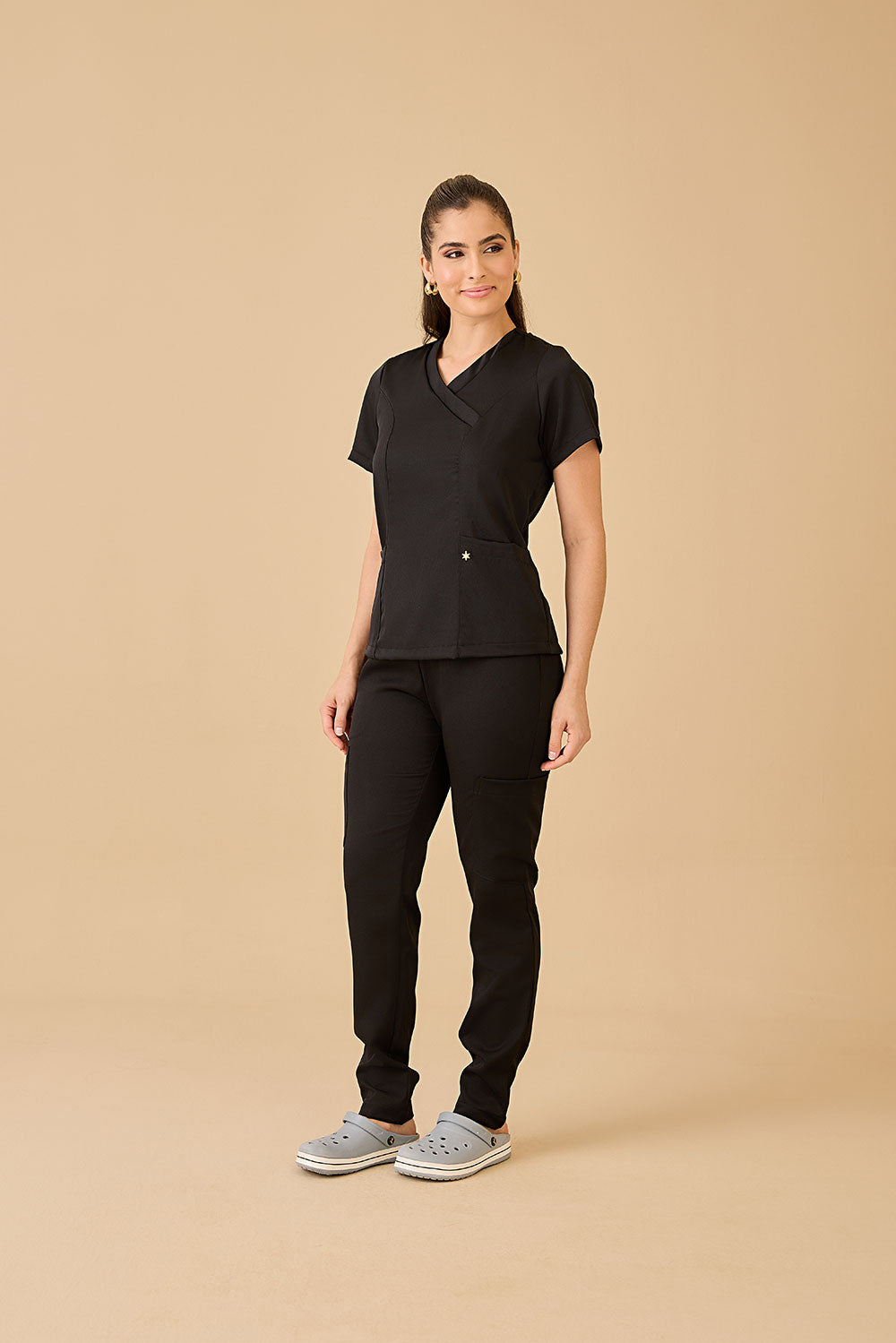 Scrub feminino Eloá cor preto - foto 5