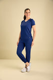 Scrub feminino Agata cor marinho - foto 2