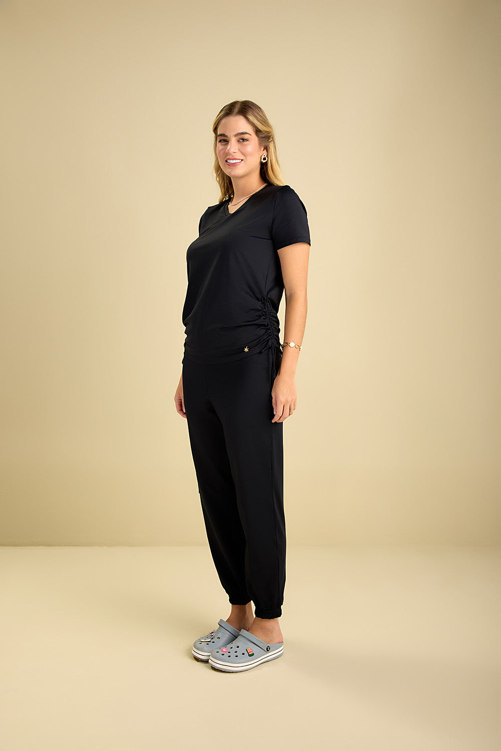 Scrub feminino Agata cor preto - foto 2
