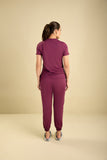 Scrub feminino Agata cor vinho - foto 5