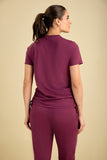Scrub feminino Agata cor vinho - foto 6