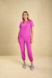 Scrub feminino Agata cor uva - foto 4