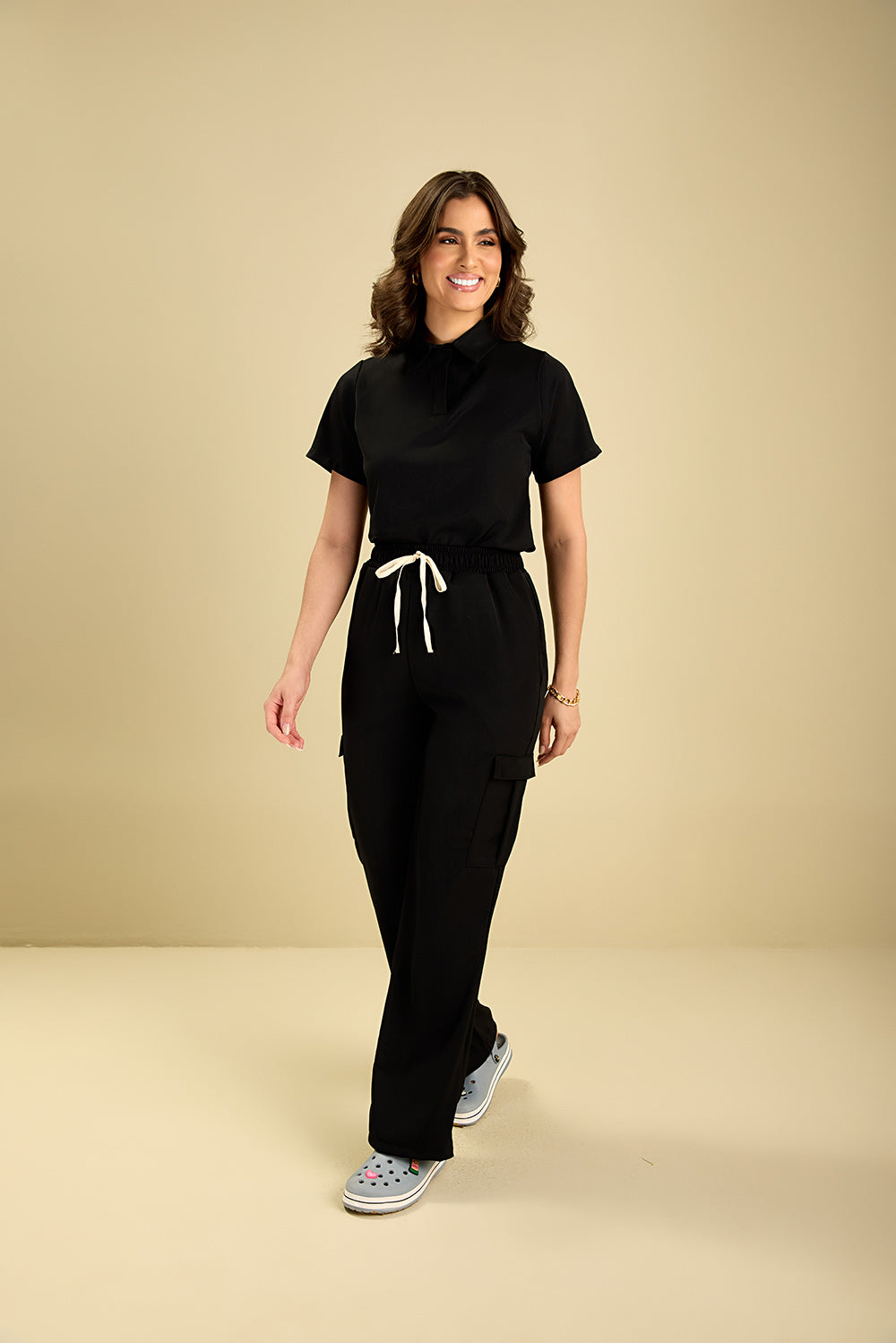 Scrub feminino Viviane cor preto - foto 1