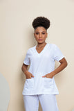 Scrub feminino Juliana cor branco - foto 4