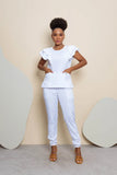 Scrub feminino Claudia cor branco - foto 1