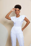 Scrub feminino Claudia cor branco - foto 6