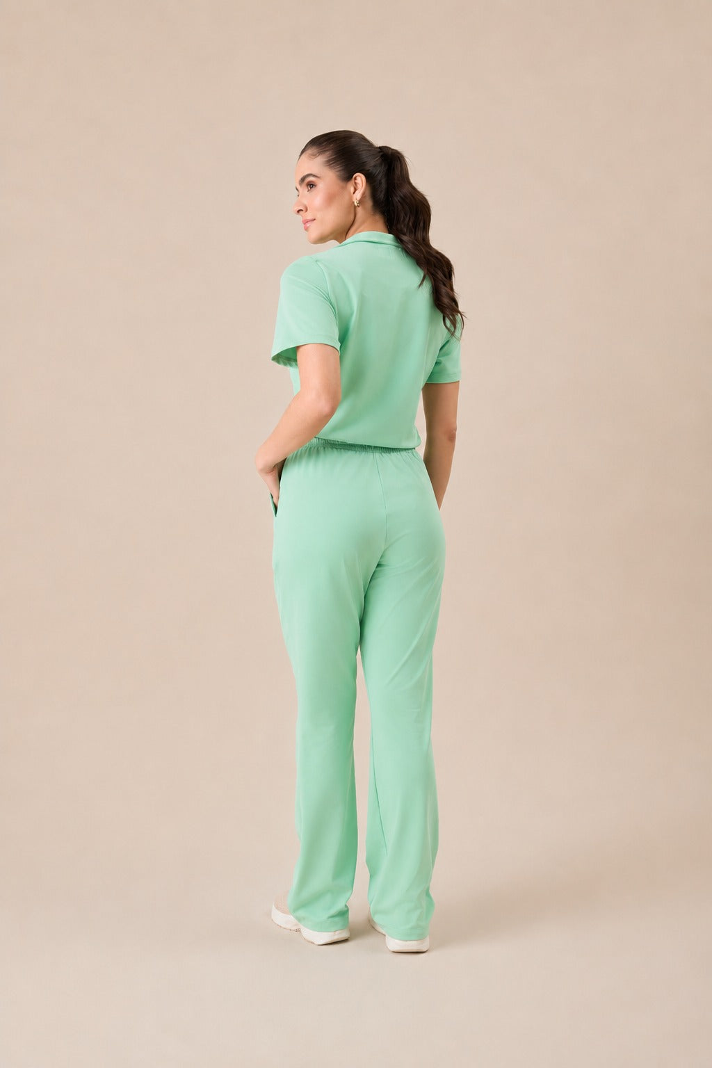 Scrub feminino Anastácia cor verde claro - foto 3