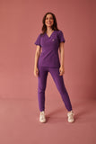 Scrub feminino Clara cor uva - foto 3